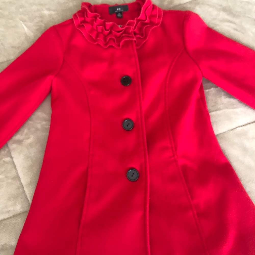 Girls Red Coat